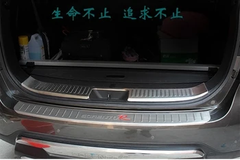 

stainless steel Protective Pad On The Rear Trunk Trim Lid Threshold rear door sill For KIA Sorento 2013-2014