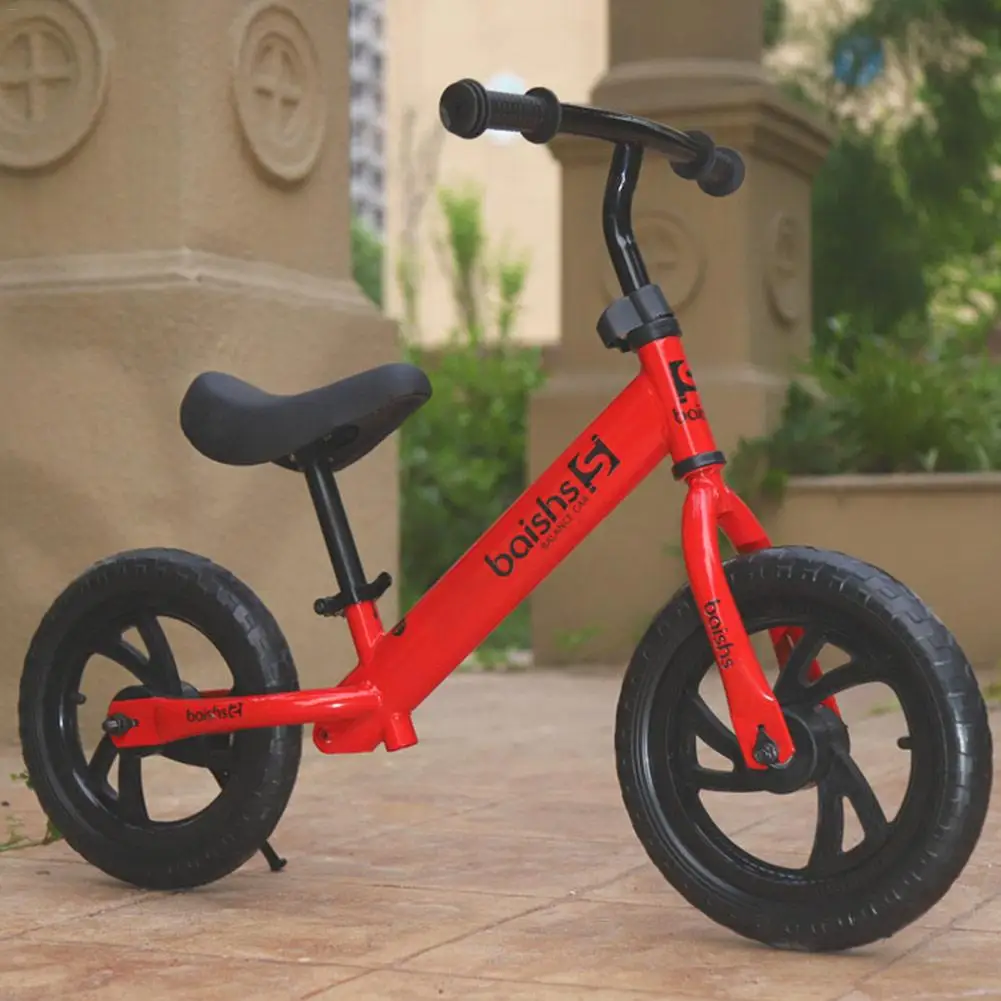 Excellent 12" Kids Activity Product Child Kid Balance Bike Scooter Baby Walker Scooter 2-3-6 Years Old Pedal-Free Kids Driving Bike Luge 3 10