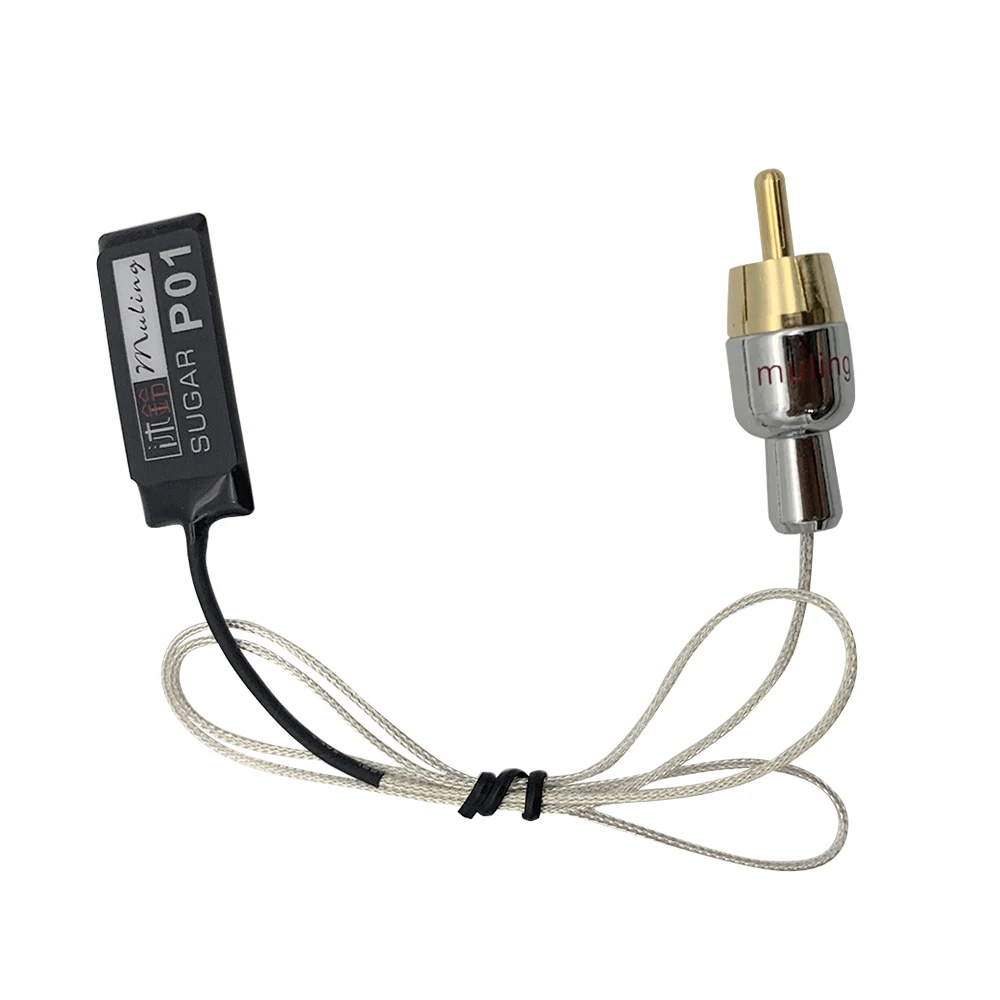 Акустическая гитара патч pick up pick-up преобразователь RCA Plug Легкая установка для народных Calssical гитар