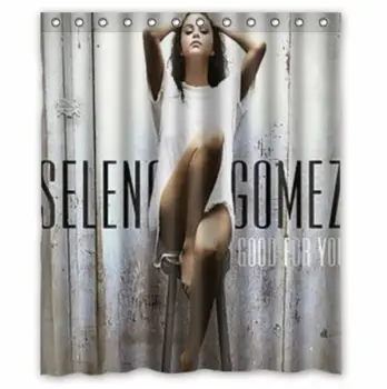 

Selena gomez shower curtain for Home and Bathroom