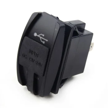 

Accessories Dual USB Charger 1pc 12-24V Black For mobile phones/tablets/mp3 Car