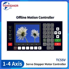 

1 2 3 4 Axis Servo Stepper Motor Offline Motion Controller Programmable CNC 3.5 inch Controller RS485 TC55V USB Engraving Router