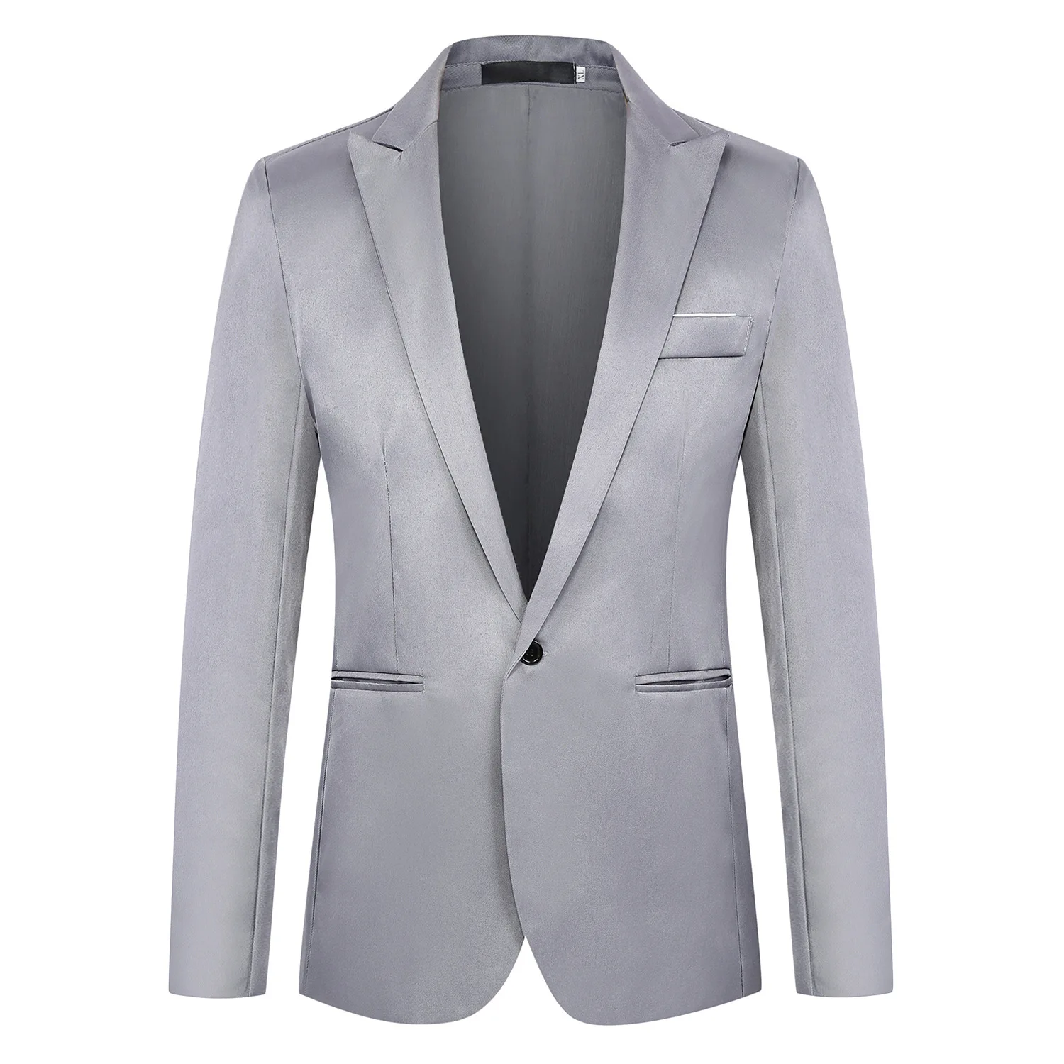 Korean Version Fashion Body Repair Leisure One Buckle Small Suit Man Mens Stage Jackets Men White Blazer Slim Blazer In Men Korean Version Fashion Body Repair Leisure One Buckle Small Suit Man Mens Stage Jackets Men White Blazer Slim Blazer In Men