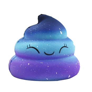 

Squeeze Toy Stress Reliever Toy Exquisite Fun Slow Rising Scented Galaxy Poo Funny Toy Gift Stress Reliever Toy