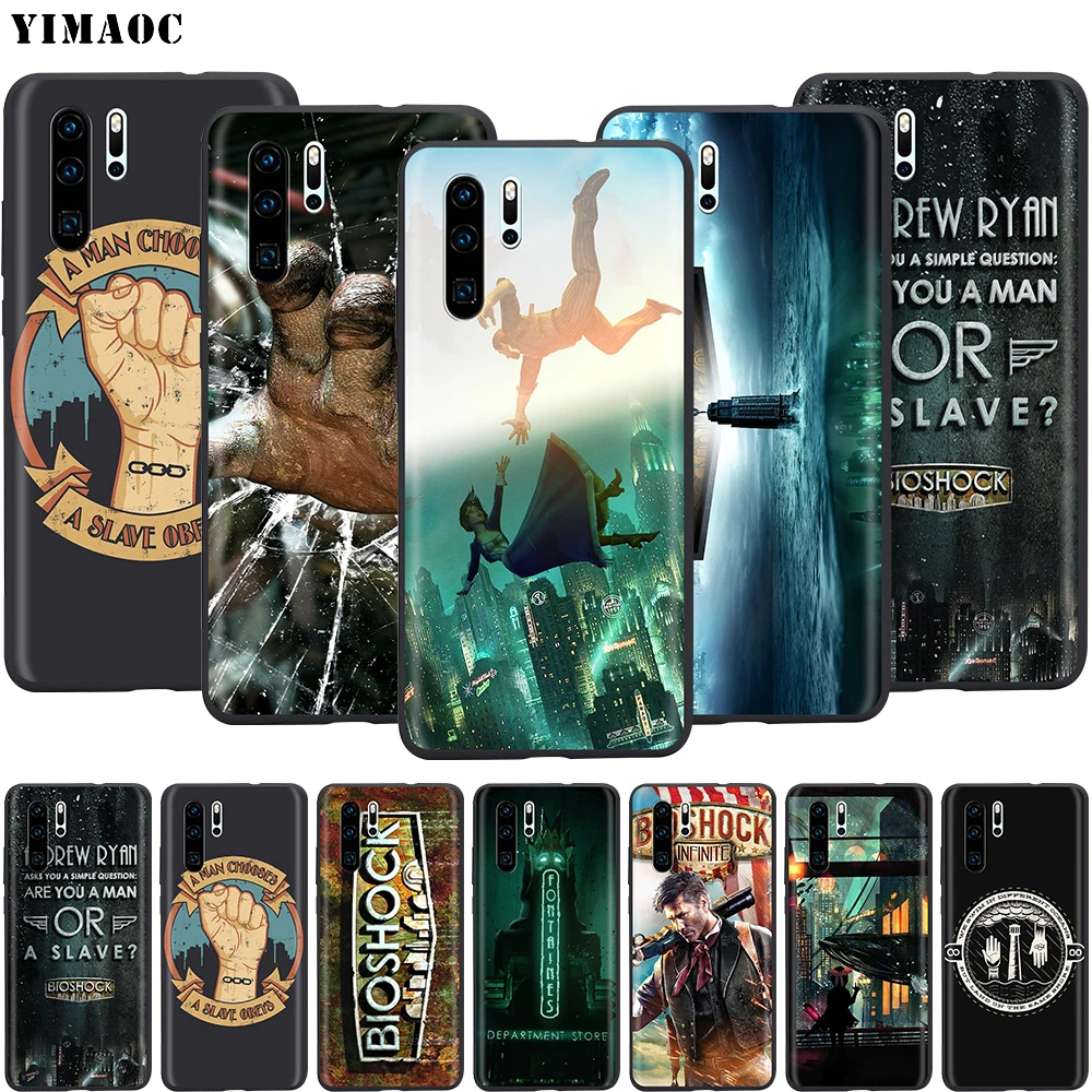 Чехол YIMAOC Bioshock для Huawei Mate 30 20 Honor Y7 7a 7c 8c 8x9 10 Nova 3i 3 Lite Pro Y6 2018 P30 P smart|Бамперы| |