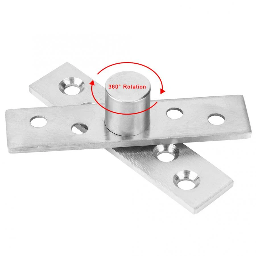 Acier Inoxydable 360 Degrés de Rotation Porte Pivot Charnière meuble quincaillerie pour porte Acier Inoxydable 360 Degrés de Rotation Porte Pivot Charnière meuble quincaillerie pour porte