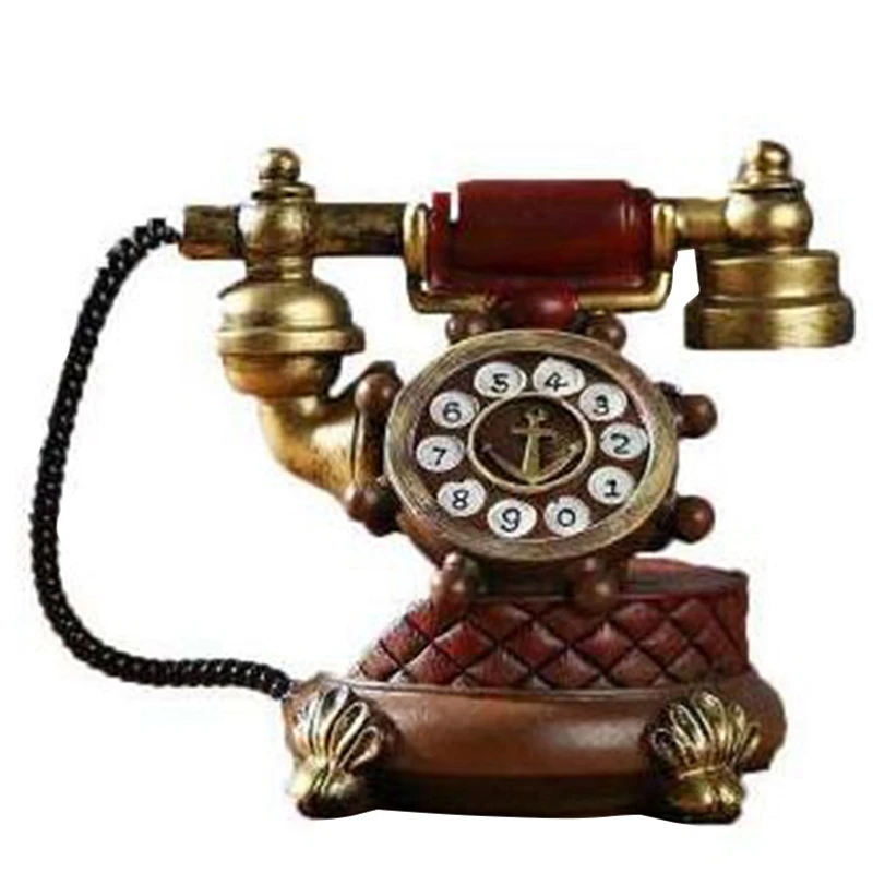 Vintage Book Phone Piggy Bank Home Decor Ornaments Retro Furniture Figurines Miniatures Decoration Crafts Kids Gifts | Дом и сад