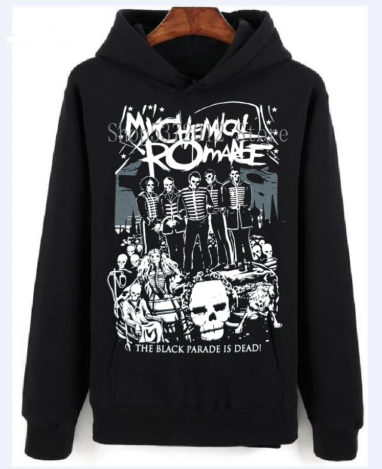 MY CHEMICAL ROMANCE MCR DEAD новинка S-2XL черный парад панк эмо-рок летние толстовки свитер 2017