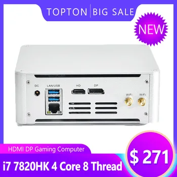 

Brand New Mini PC Intel Core i7-7820HK i5-7300HQ 2*DDR4 M.2 NVME Gaming Computer Office PC 4K HTPC HDMI DP Type-C With Low Price