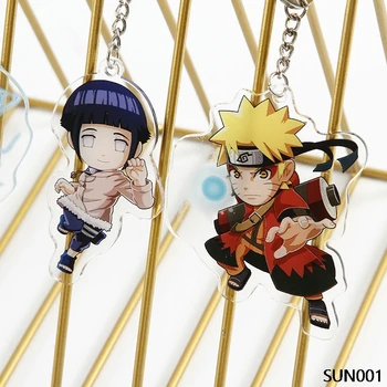 

Naruto keychain Anime Acrylic Keychain Uzumaki Naruto kakashi Uchiha Sasuke Itachi figure keychain fashion women men keychain