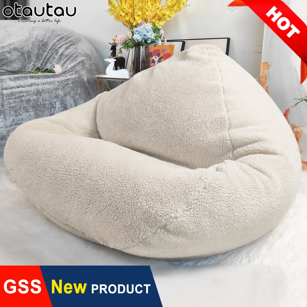 Otautau-puf Gigante Para Sofá Cama, Funda Sin Relleno, Esponjosa, Grande,  Xxl, Reclinable, 200cm - Sofás Puff - AliExpress