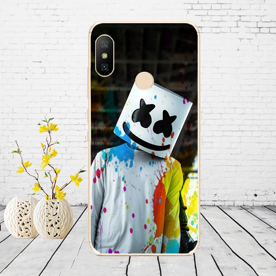 D23 Силиконовый чехол для Xiaomi mi A2 LITE, чехол с полной защитой, мягкая задняя крышка из ТПУ, чехол для телефона s для Xio mi A2 LITE, бампер - Цвет: D23