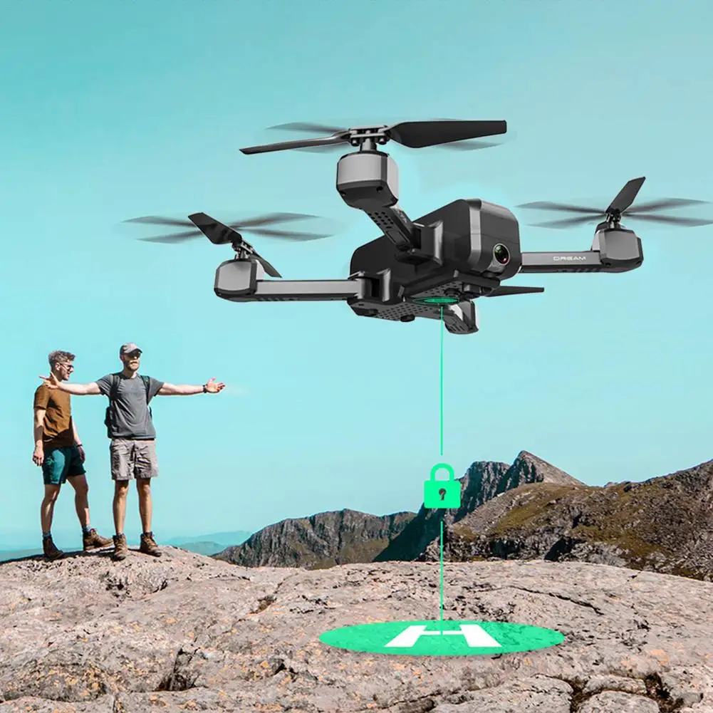SG706 Складная модель радиоуправляемого дрона оптический поток 4k Высокое разрешение антенна двойная камера самолет портативный селфи Квадрокоптер
