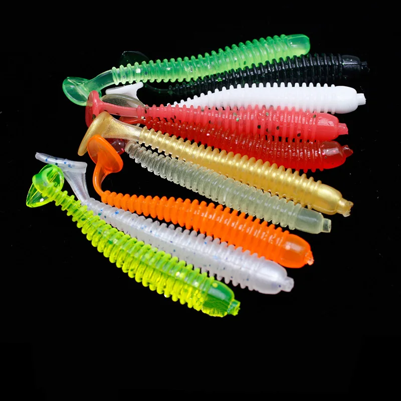 10 штук мягкие джиг приманка для рыбалки искусственные силиконовые Swimbait бас