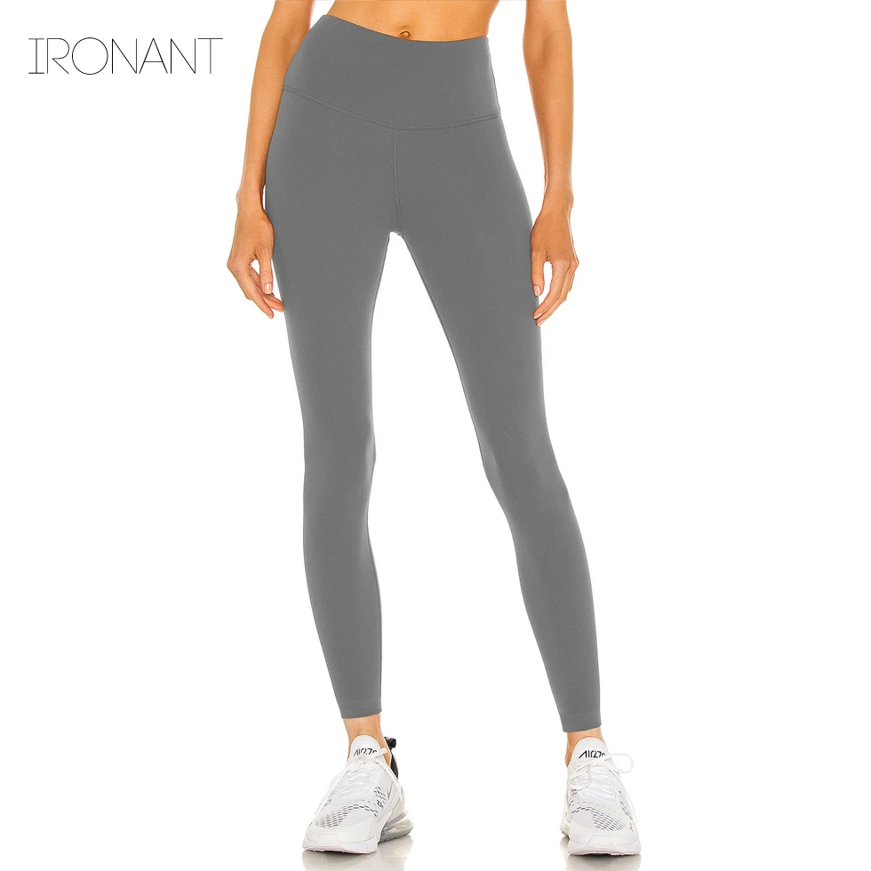 Women Workout Full Length Soft Yoga Pants Gym Tights Athletic Fitness Leggings Squat Proof Tummy