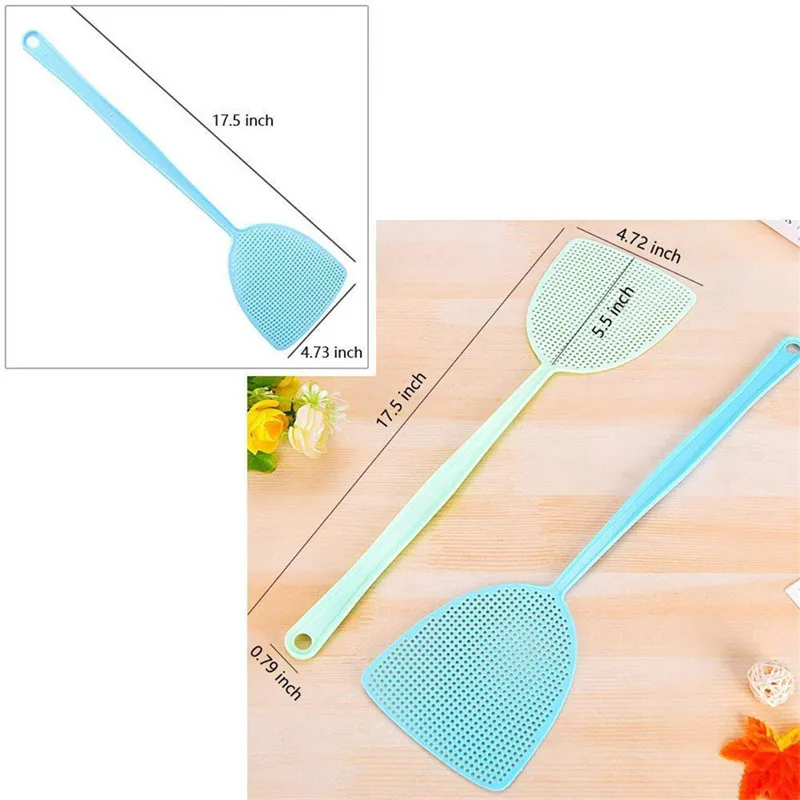 4 шт. Pest control Swatter практичный пластик SoftMosquito Swatter Killer Flyswatter Vliegenmepper Мухабойка 30AUG28