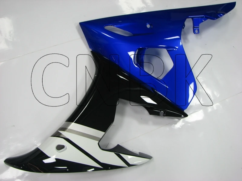 Для YZF R6 2004 Обтекатель Наборы YZFR6 2004 черно-голубые Обтекатели YZF R6 2003-2005 мотоцикл обтекатель