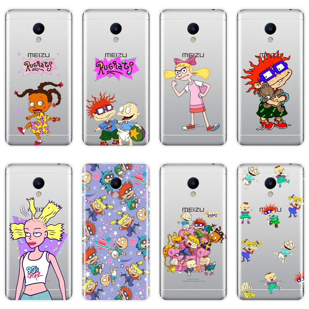 

Phone Case Silicone For Meizu M2 M3 M3S M5 M5C M5S M6 M6S M6T Rugrats Cute Girl Boys Soft Back Cover For Meizu M6 M5 M3 M2 Note