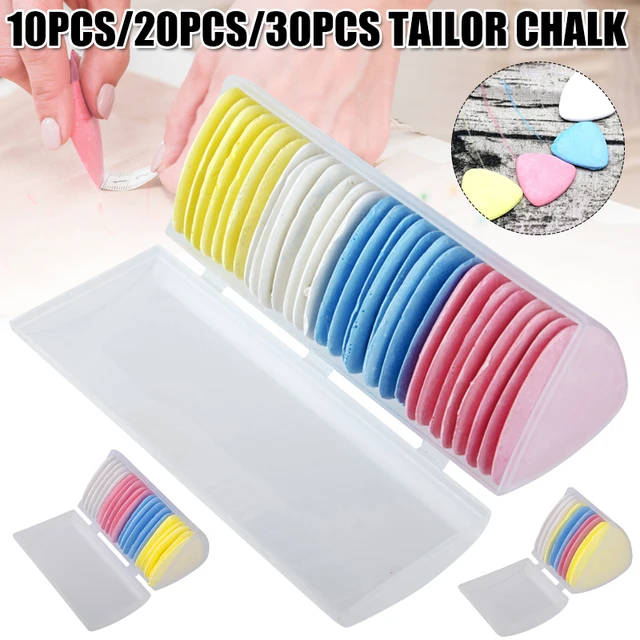 Home Decor 10 Tailors Chalk Fabric Chalk Pencil DIY Sewing Tools Easy Cleaning Sewing Chalk Markers Colorful Chalks for Tracing Crafting Canvas Bags
