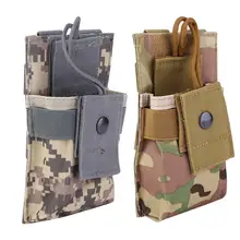 Открытый Многофункциональный Molle тактика Interphone сумка для хранения нейлон Walkie Talkie чехол военный камуфляж Walkie Talkie чехол