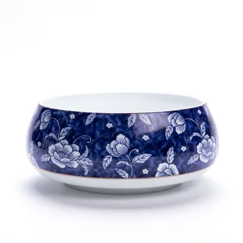 

Jingdezhen blue tea wash large cup tea set accessories tea ceremony water wash or hydroponic ceramic flower pot