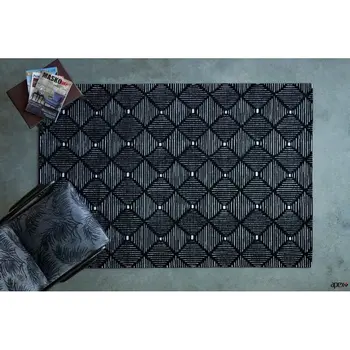 

Apex Ibiza 7 'x 10' Chenille Black Area Rug