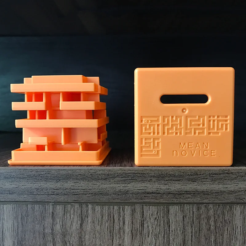 Детская обучающая игрушка для снижения давления, 3D кубик перплекса Рубика, роликовый многослойный лабиринт, квадратный шариковый подшипник