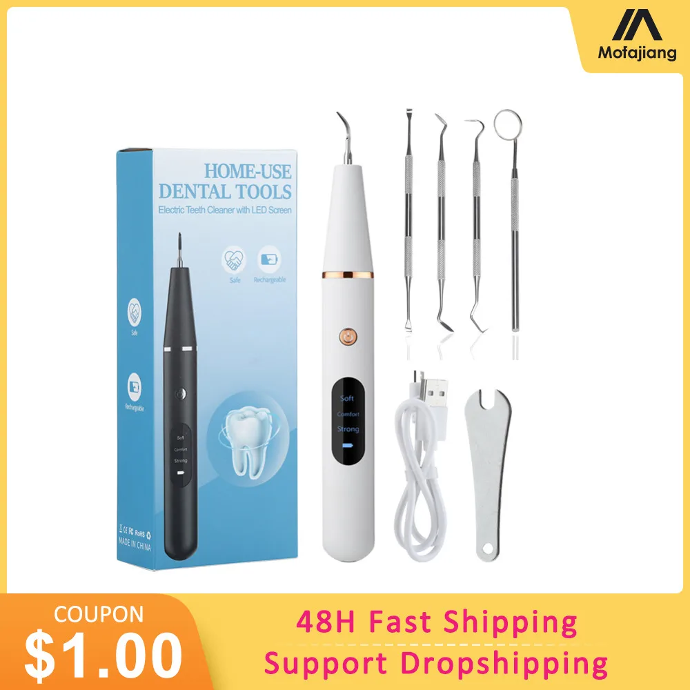 Ultrasonic Tooth Cleaner Professional Dental Scaler Tooth Cleaner Sonic