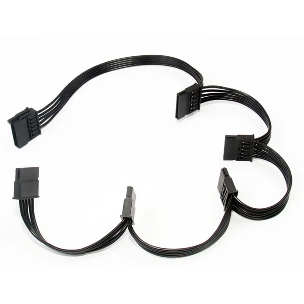 Кабель питания SATA 4 контакта IDE на 5 портов 15 контактов 18AWG провод шнур для жесткого