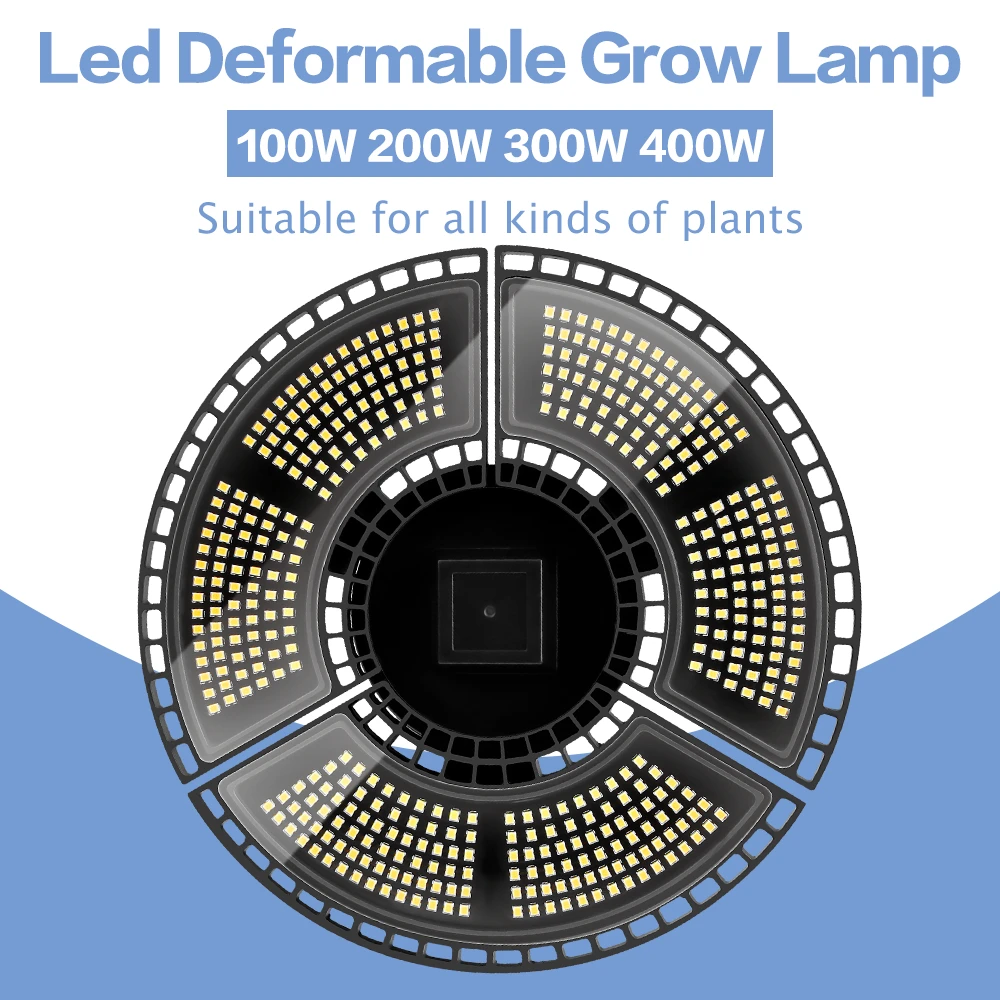 

Grow Light 220V LED Plant Light White E27 100W 200W 300W 400W Hydroponic LED Full Spectrum Bulb 110V Seeds Flowers Growing Lamp