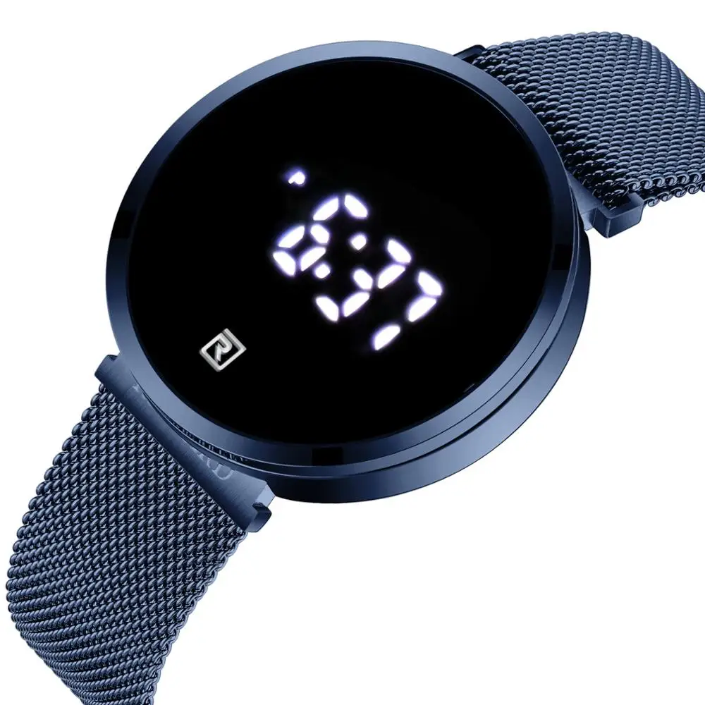 

New LED watch touch screen digital display electronic watch night light waterproof multi-function timing calendar student clock