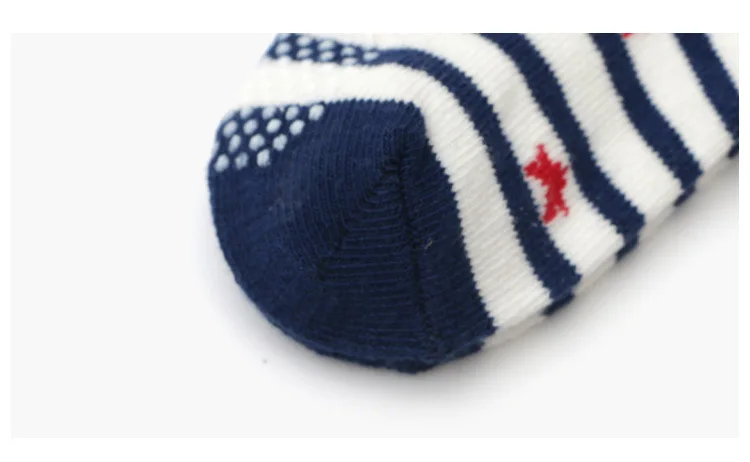12Pairs Pack New children's boat floor socks baby socks non-slip cartoon floor children's socks