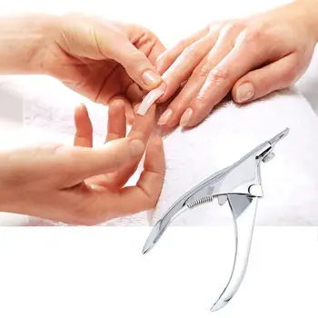 

Stainless Steel Professional Nail Art Clipper Cutter Clippers Word UV Gel Tools Edge One Manicure U Cutters Tips False Nail J4S1