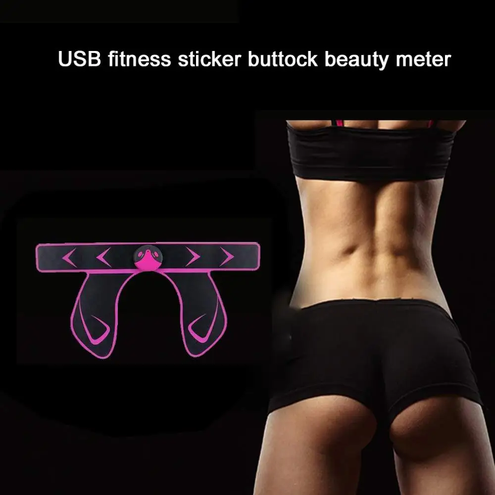 Gym EMS Beautiful Hip Instrument Trainer USB Rechargeable Pad Design Hip Muscle Stimulation Lifting