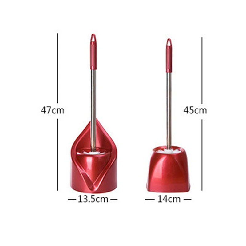 Toilet Brush No Dead Angle Brush Long Handle Soft Hair Free Punching Household Toilet Cleaning DTT88