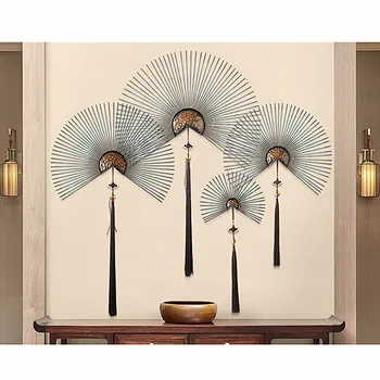 

Tieyi Wall ACTS The Role Of Sitting Room Porch Setting Metope Adornment Hangs Creative Stereo Fan Wall Hanging A447