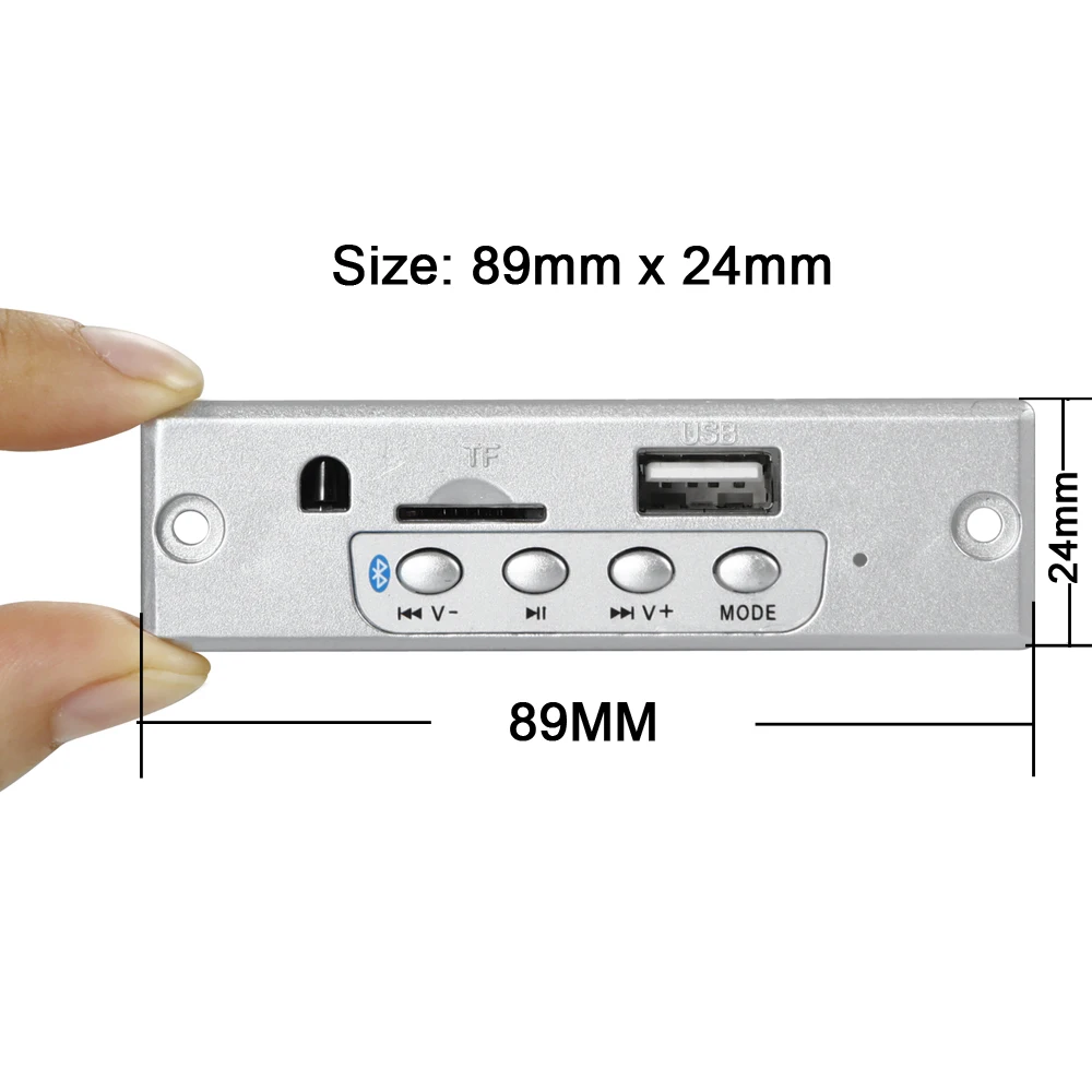 12V 50W Amplifer MP3 WAV Module Bluetooth Decoding Board Wireless Car USB TF Card Slot / USB / FM / Remote Decoding Board Module