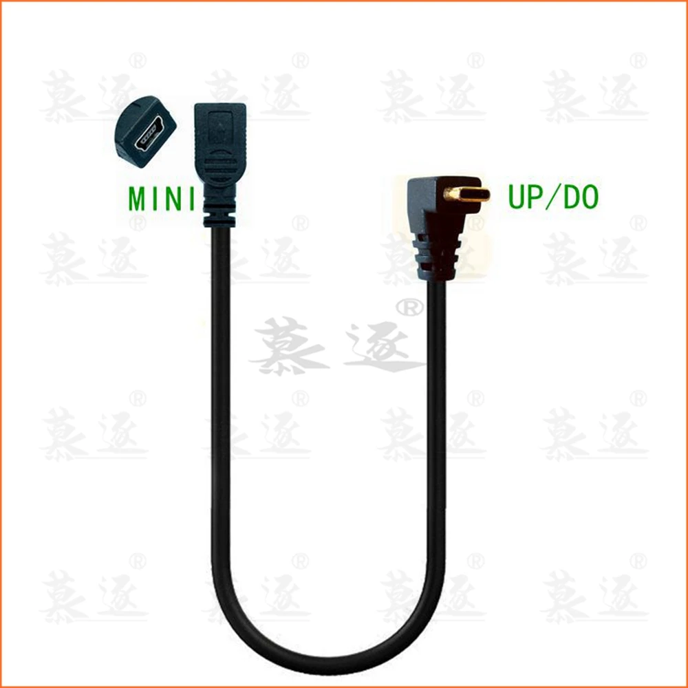 Правый/левый/вверх/вниз угол USB C кабель для зарядки Duttek 3 1 Type папа к Mini & micro (Mini B)