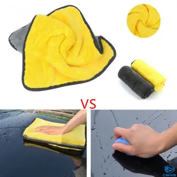 

Quality Coral Fleece Towel Cleaning Towel velvet Super Absorbent Wash Microfiber Towel Car Cleaning Towel Drying Cloth Hemming