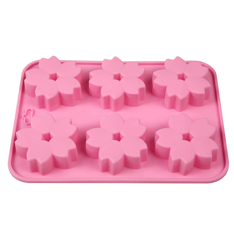 Reusable Cherry Blossom Ice Cube Tray Mold Kitchen Tools Supply T