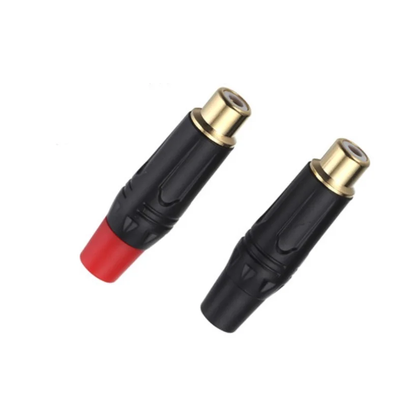 50PCS/lot Wholesale Good Quality Golden plated RCA Female Jack Connector Audio Speaker Plug | Обустройство дома