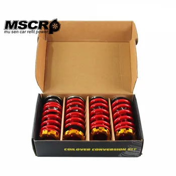 

4pcs/set Forged Aluminum Coilover Kits for Honda Civic 88-00 Red available Coilover Suspension / Coilover Springs color red