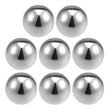 

uxcell 50mm Dia 304 Stainless Steel Hollow Cap Ball Spheres for Handrail Stair Newel Post 8pcs