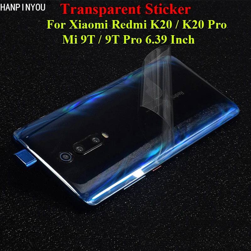 

For Xiaomi Redmi K20 / K20 Pro / Mi 9T / 9T Pro Back Carbon Fiber / Grid Sticker Durable Transparent Screen Protector Film