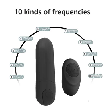 Powerful Bullet Vibrator with remote control Sex Toy for Woman G-spot Clitoris Stimulator Dildo Mini Vibrator for Women Sex Shop 2