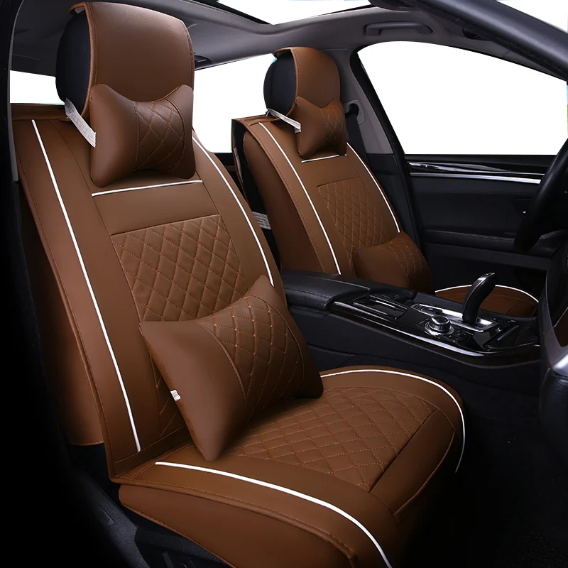 

( Front + Rear ) Special Leather car seat cover For Benz A B C D E S series Vito Viano Sprinter Maybach CLA CLK auto accessories
