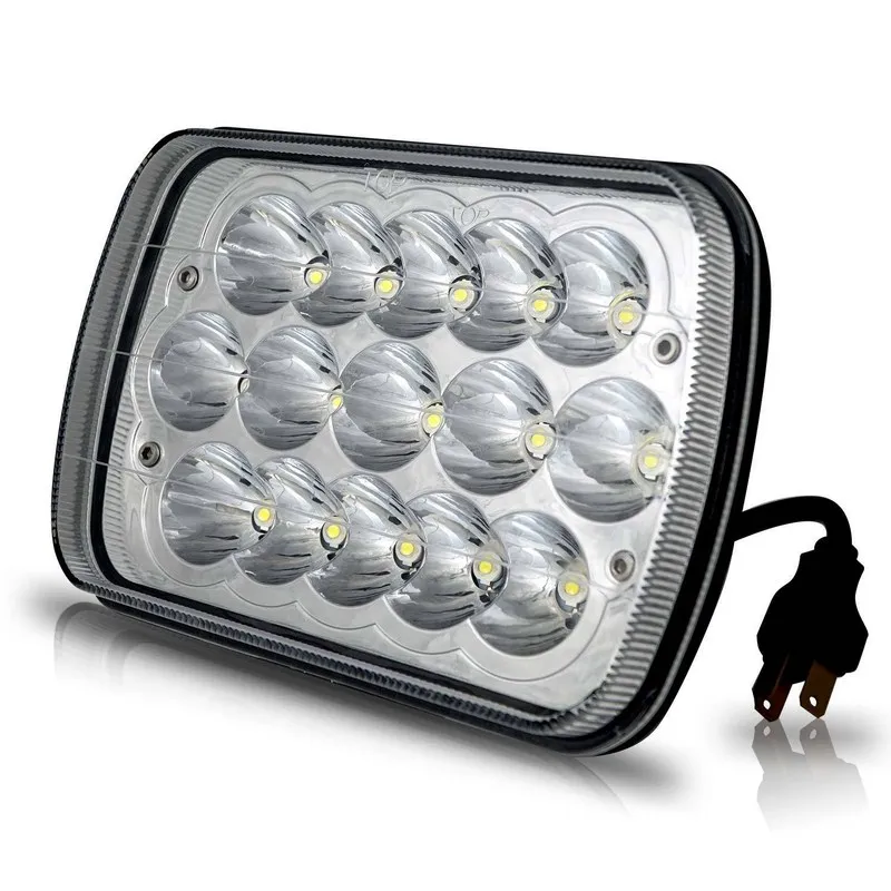 

2PCS 15 Ultra Bright 3W LED Chips led car work light IP68 Waterproof car headlight working Compatible H6014 H6052 H6054 6054