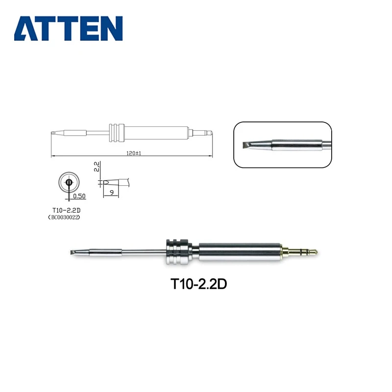 ATTEN аутентичный T10 наконечник для GT-2010 высокого качества usb паяльник
