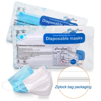 

10/20/30pcs Disposable Face Masks Anti-Dust Dustproof Mask 3 layers 3-layer filter non-woven Mouth Face Mask