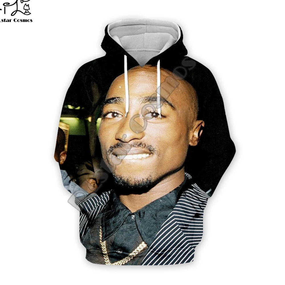 

PLstar Cosmos Tupac 2Pac 90's Rapper Harajuku Tracksuit 3D Print Hoodie/Sweatshirt/Jacket/shirts Men Women hiphop casual style-6
